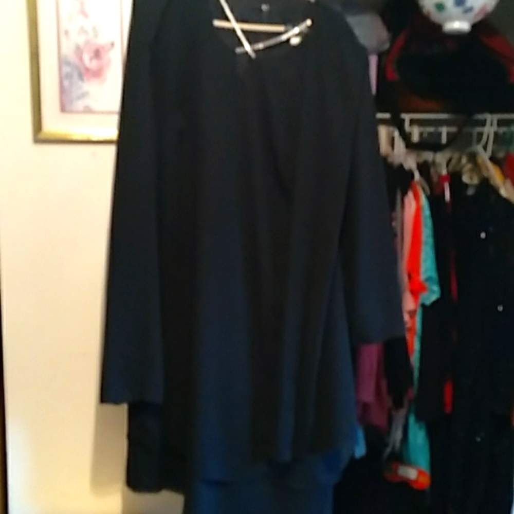 Formal black dress midi 20w